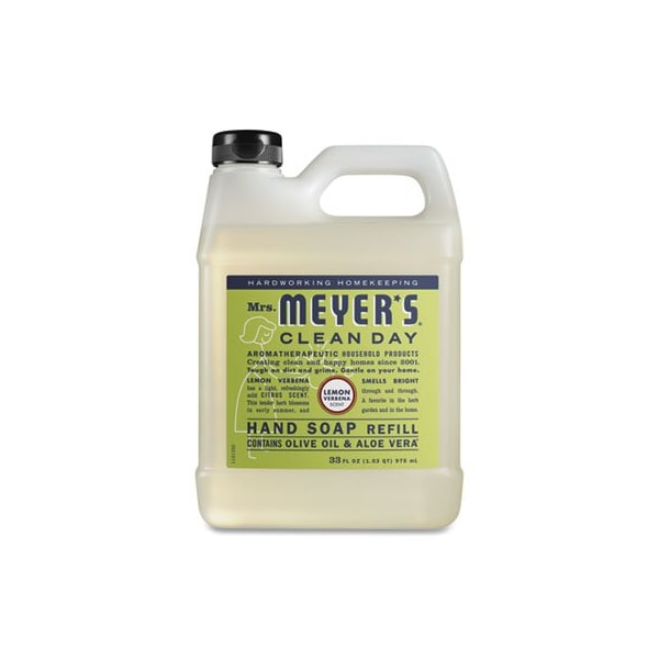 Sc Johnson Mrs.Meyers, CLEAN DAY LIQUID HAND SOAP, LEMON, 33 OZ, 6PK 651327